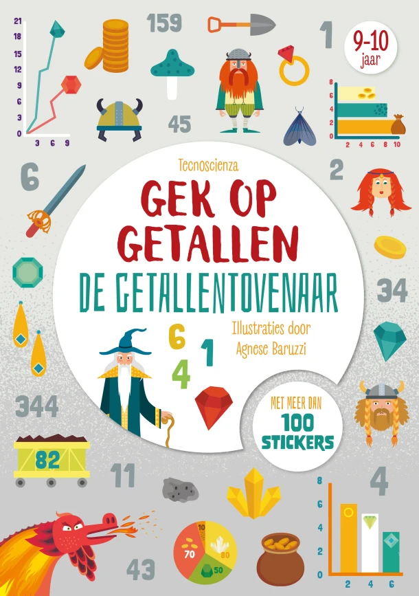 Gek op getallen De getallentovenaar - – Tecnoscienza – boek cover