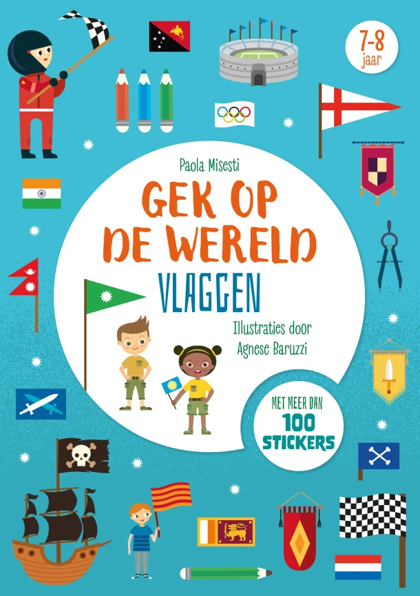 Gek op de wereld vlaggen – Paola Misesti – boek cover