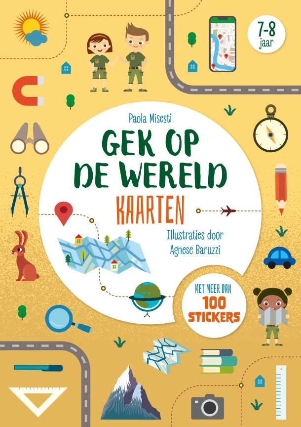 Gek op de wereld kaarten – Paola Misesti – boek cover