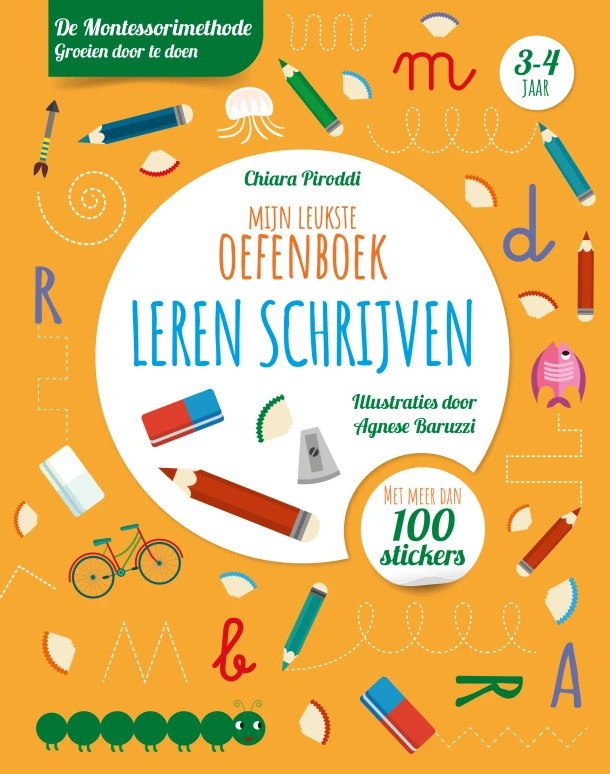 Mijn leukste oefenboek leren schrijven – Chiara Piroddi – boek cover