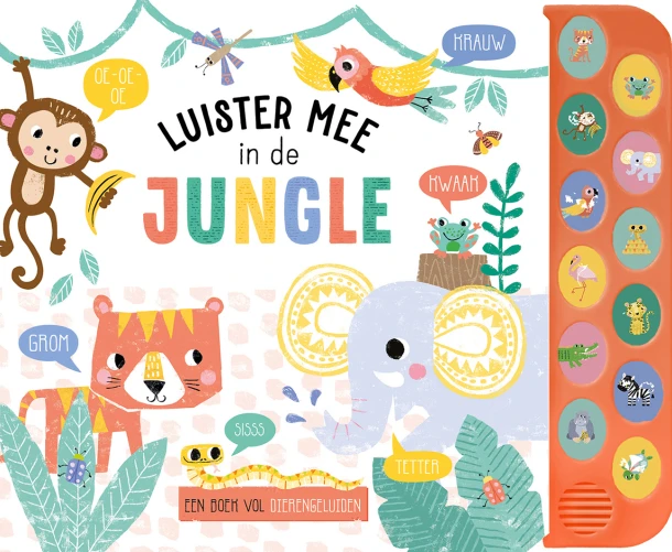Luister mee in de jungle – Lousie Anglicas – boek cover