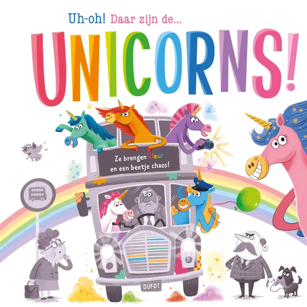 Uh-oh! Daar zijn de¿ unicorns! – Stephanie Moss – boek cover