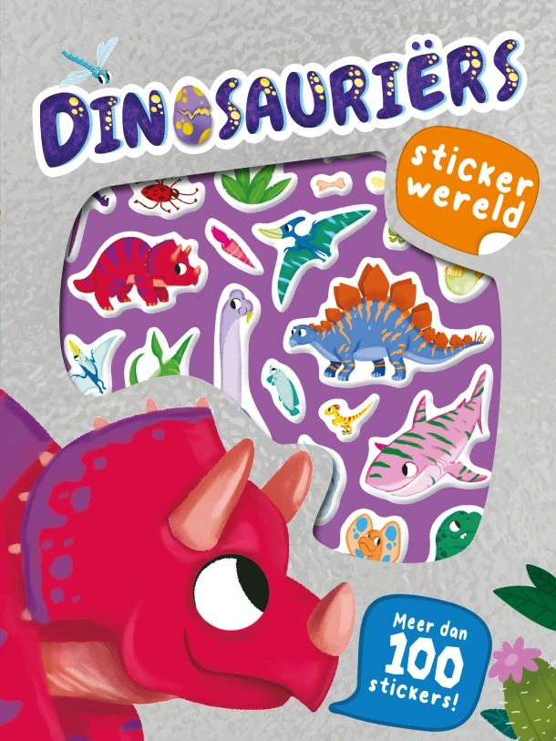 Dinosauriërs Stickerwereld – Hannah Campling – boek cover