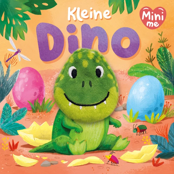 Kleine dino - Vingerpopboek – Claire Mowat – boek cover
