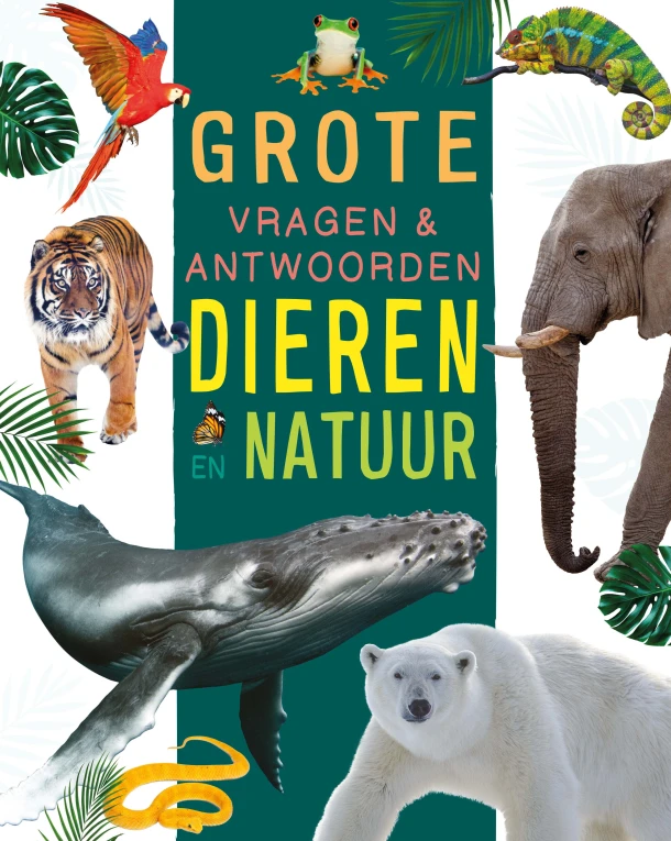 Dieren en natuur - Grote vragen & antwoorden – Nicola Deschamps – boek cover