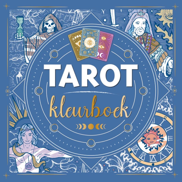 Tarot kleurboek – Luke Robertson – boek cover