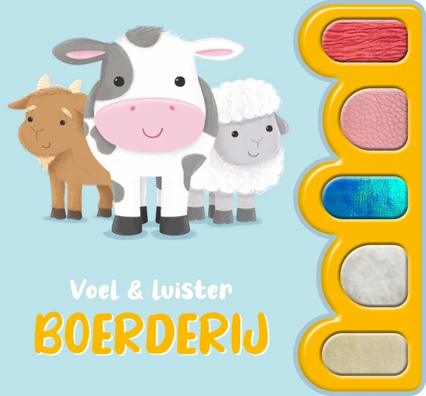 Boerderij - Voel en luister – Claire Mowat – boek cover