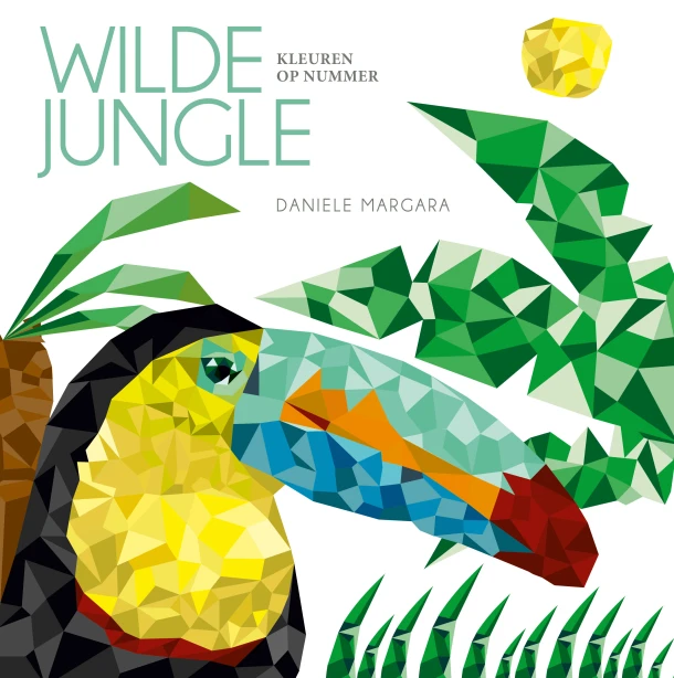 Wilde jungle - Kleuren op nummer – Daniele Margara – boek cover