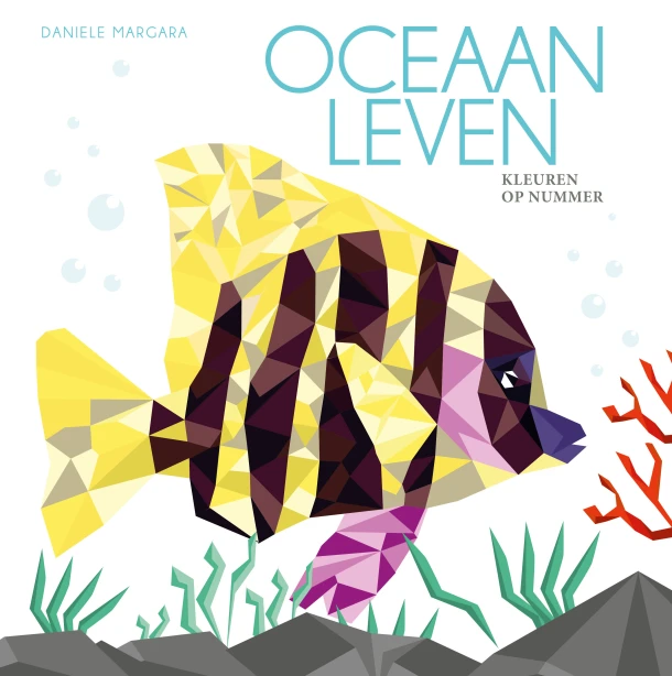 Oceaanleven - Kleuren op nummer – Daniele Margara – boek cover