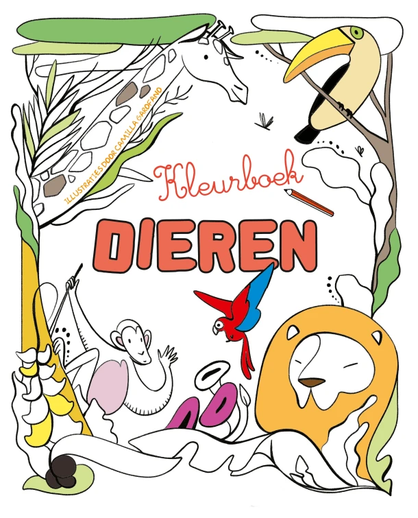 Dieren - Kleurboek ā Camilla Garofano ā boek cover