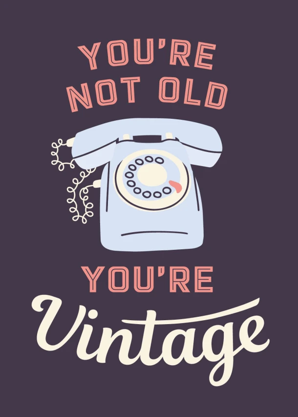 You're not old, you're vintage – Linda Beukers – boek cover