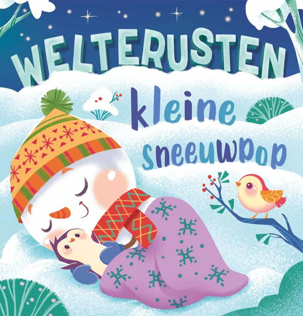 Welterusten kleine sneeuwpop – Hannah Campling – boek cover