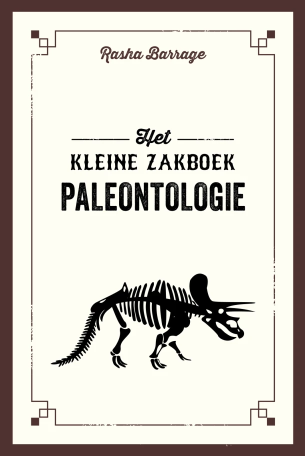 Het kleine zakboek paleontologie – Rasha Barrage – boek cover