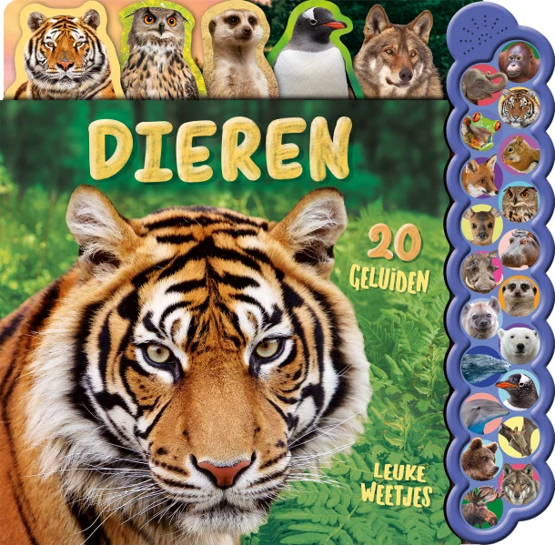 Dieren - 20-geluidenboek – James Phoenix – boek cover