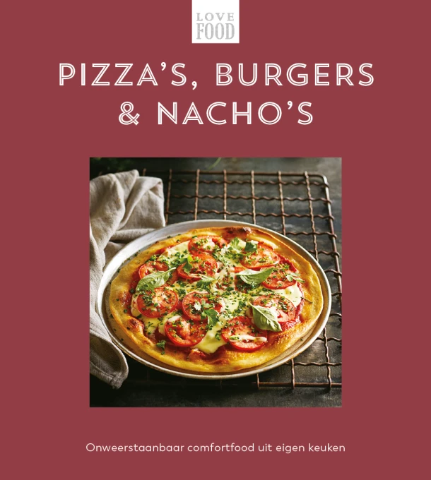 Pizza's, burgers & nacho's - Love food – Brent Parker Jones – boek cover