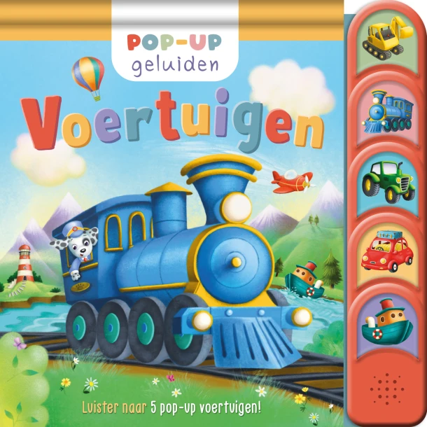 Voertuigen ¿ Pop-up geluidenboek – James Phoenix – boek cover