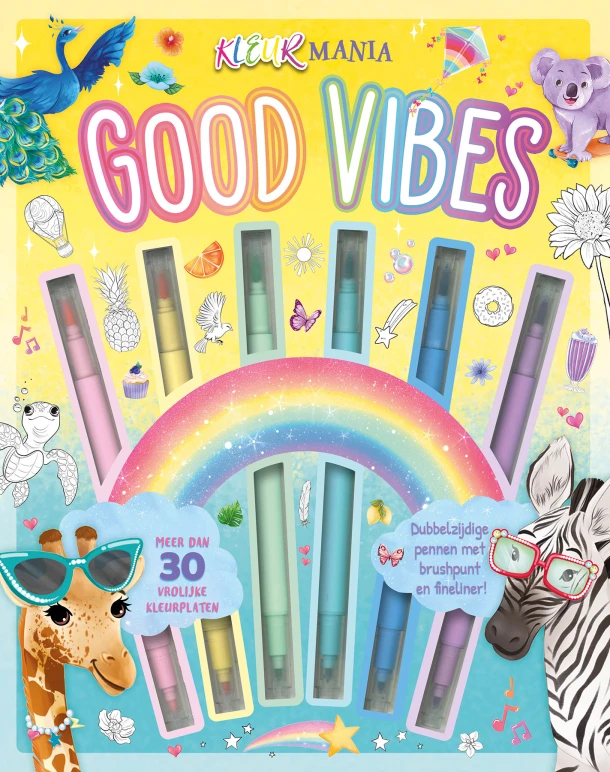 Good vibes - Kleurmania – Daisy Edwards – boek cover