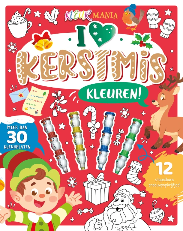 I love Kerstmis kleuren! - Kleuren! – James Phoenix – boek cover