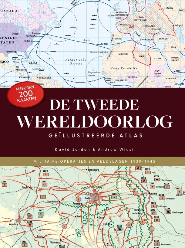 De Geïllustreerde Atlas WO II – David Jordan – boek cover