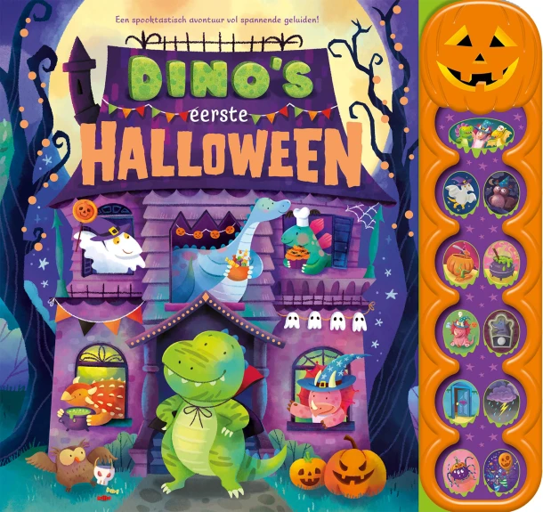Dino's eerste Halloween – Eleanor Hemsley – boek cover