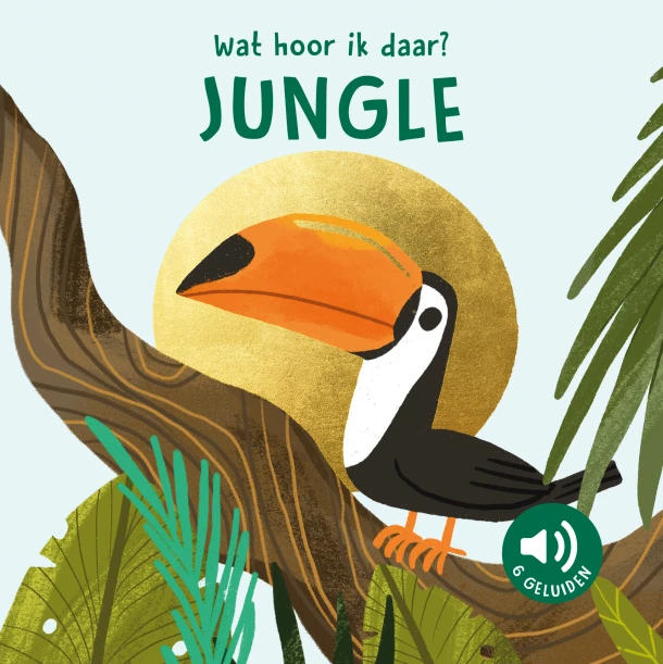 Wat hoor ik daar? Jungle – Roberta Marcolin – boek cover