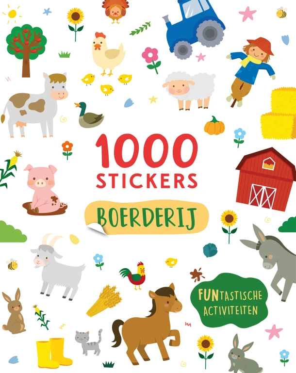 Boerderij - 1000 stickers – Claire Sipi – boek cover
