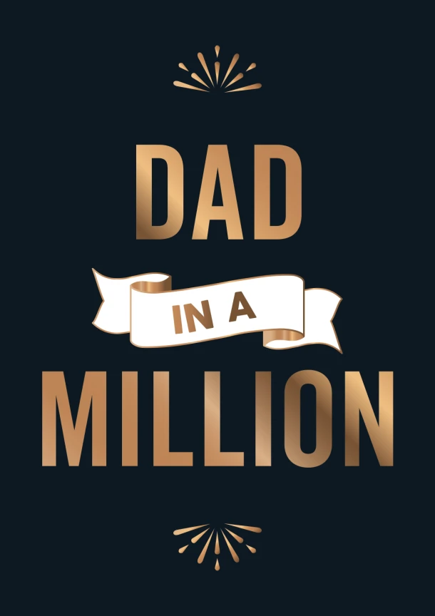 Dad in a million – Rebo Productions B.V. – boek cover