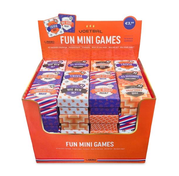 Voetbal - Fun mini games display – boek cover