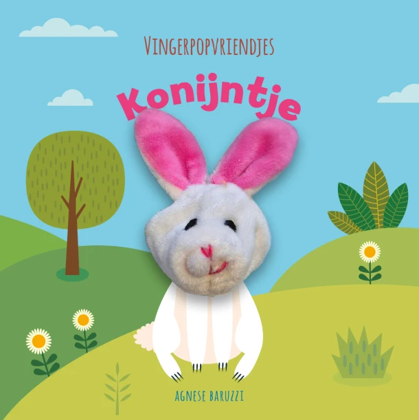 Konijntje - Vingerpopvriendjes – Agnese Baruzzi – boek cover