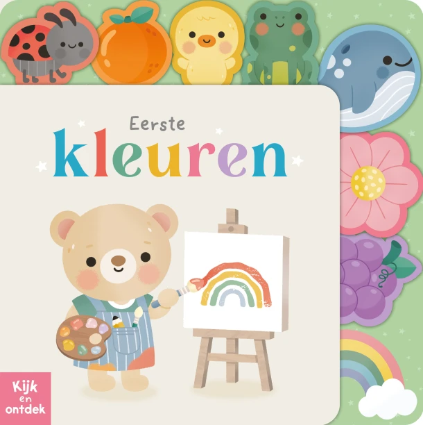 Eerste kleuren - Kijk en ontdek – Hannah Campling – boek cover