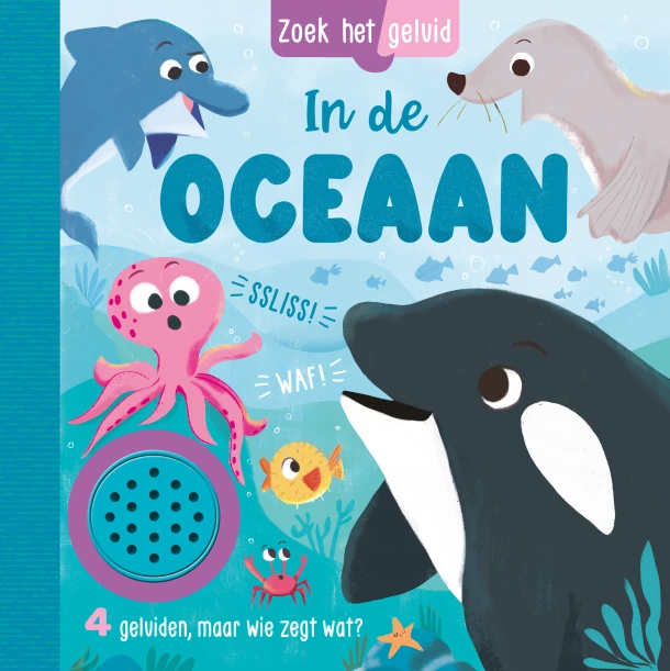 In de oceaan - Zoek het geluid – James Phoenix – boek cover