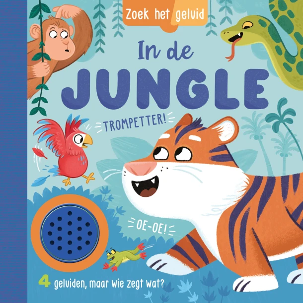 In de jungle - Zoek het geluid – James Phoenix – boek cover