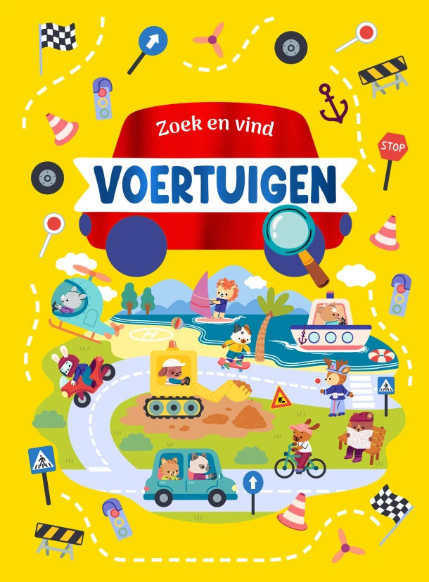 Zoek en vind voertuigen – Teodora Oprea – boek cover