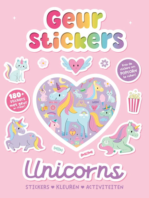 Unicorns - Geurstickers – Sophie Wilson – boek cover