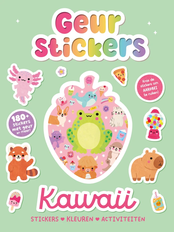 Kawaii - Geurstickers – Claire Mowat – boek cover