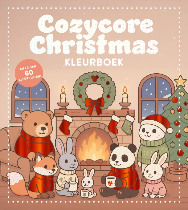 Cozycore Christmas kleurboek – Caitlyn Ward – boek cover