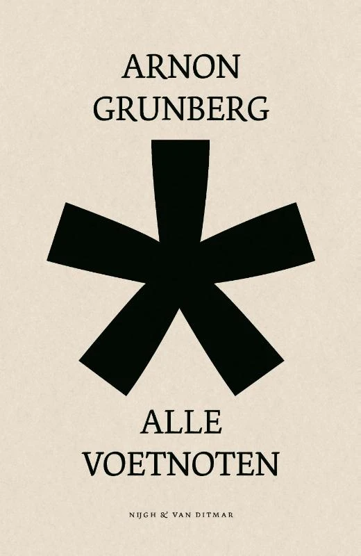 Alle Voetnoten – Arnon Grunberg – boek cover