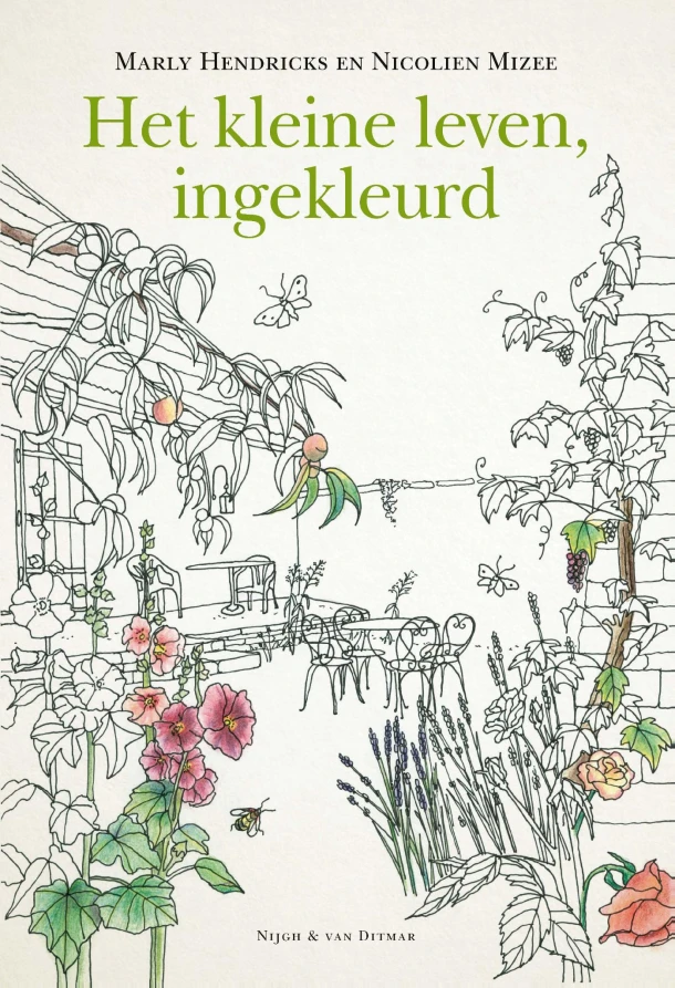 Het kleine leven, ingekleurd – Nicolien Mizee – boek cover
