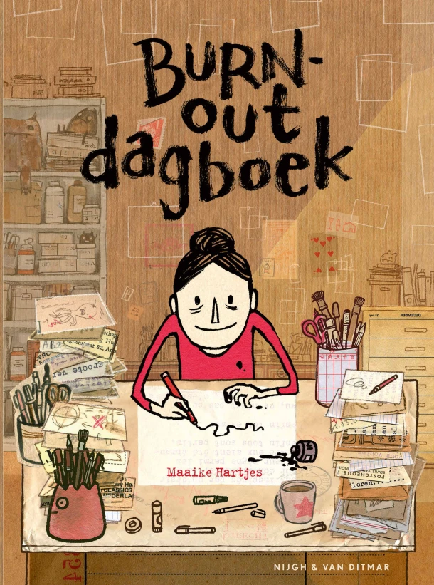 Burn-out dagboek – Maaike Hartjes – boek cover