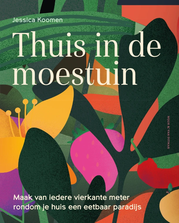 Thuis in de moestuin – Jessica Koomen – boek cover