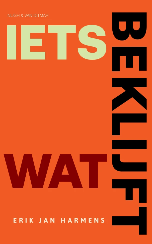 Iets wat beklijft – Erik Jan Harmens – boek cover