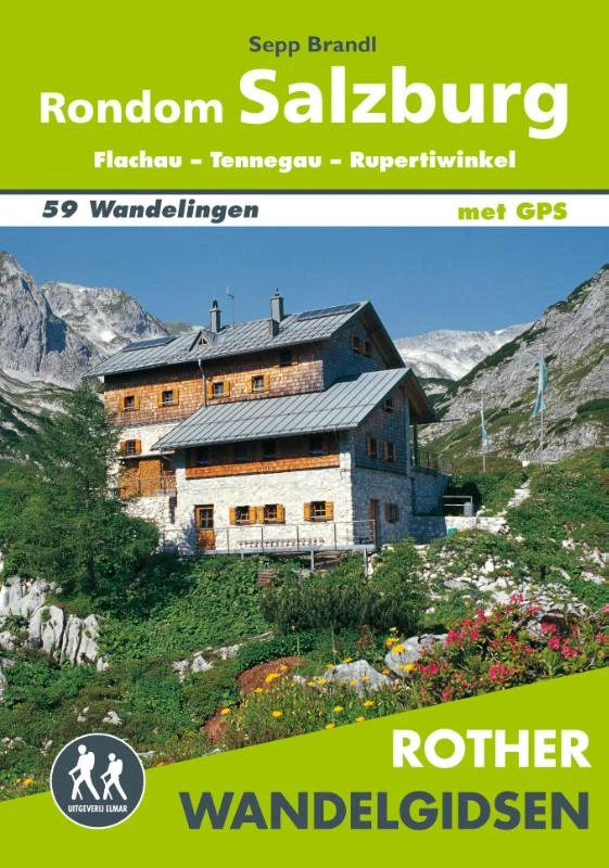 Rother wandelgids Rondom Salzburg – Sepp Brandl – boek cover