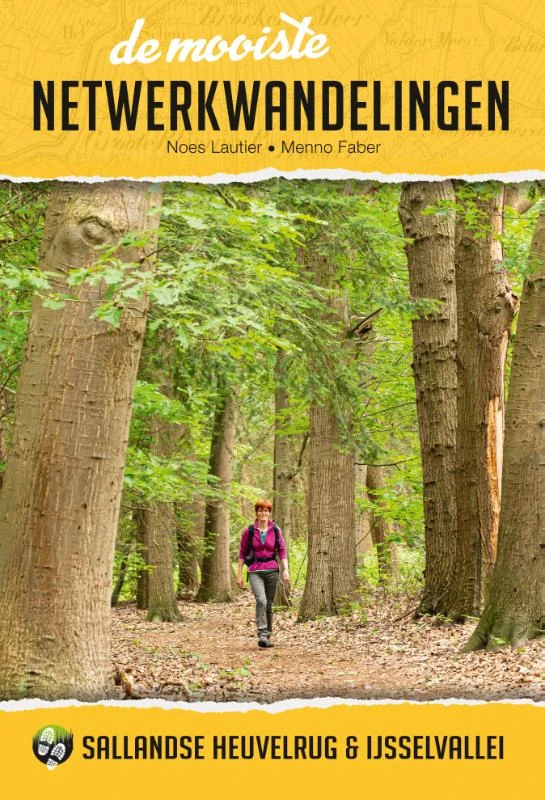 De mooiste netwerkwandelingen: Sallandse Heuvelrug & IJsselvallei – Noes Lautier – boek cover