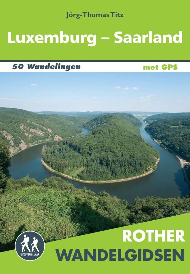 Rother wandelgids Luxemburg - Saarland – Jörg-Thomas Titz – boek cover