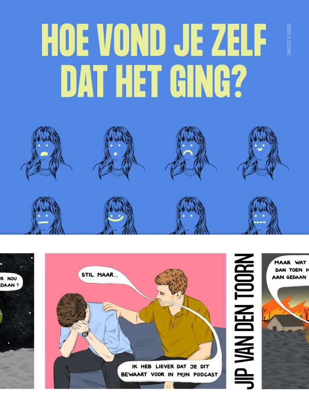 Hoe vond je zelf dat het ging? – Jip van den Toorn – boek cover