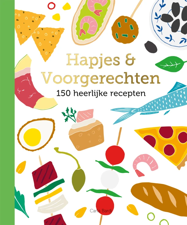 Hapjes & voorgerechten - 150 recepten – Carla Bardi – boek cover