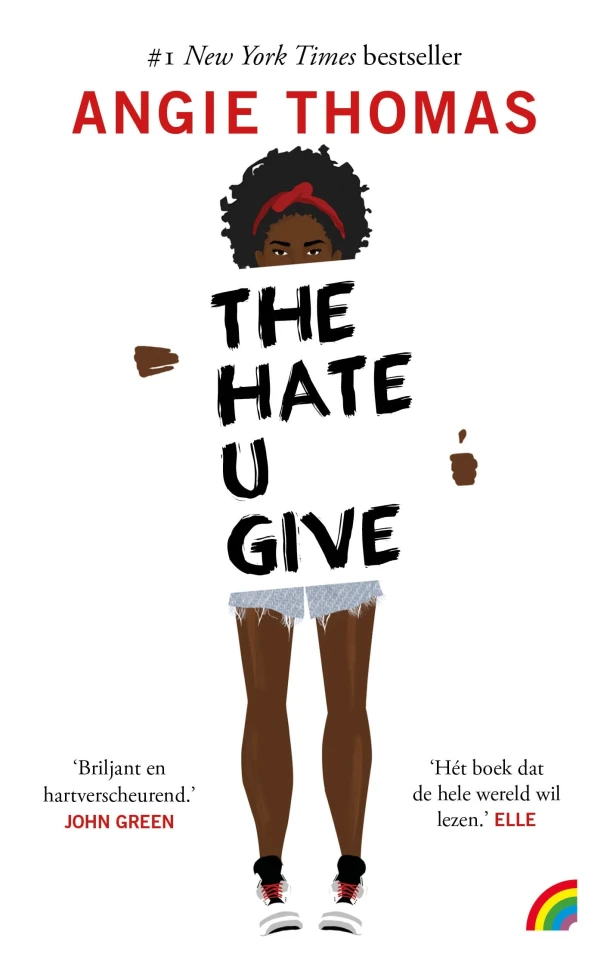 The hate u give – Angie Thomas – boek cover