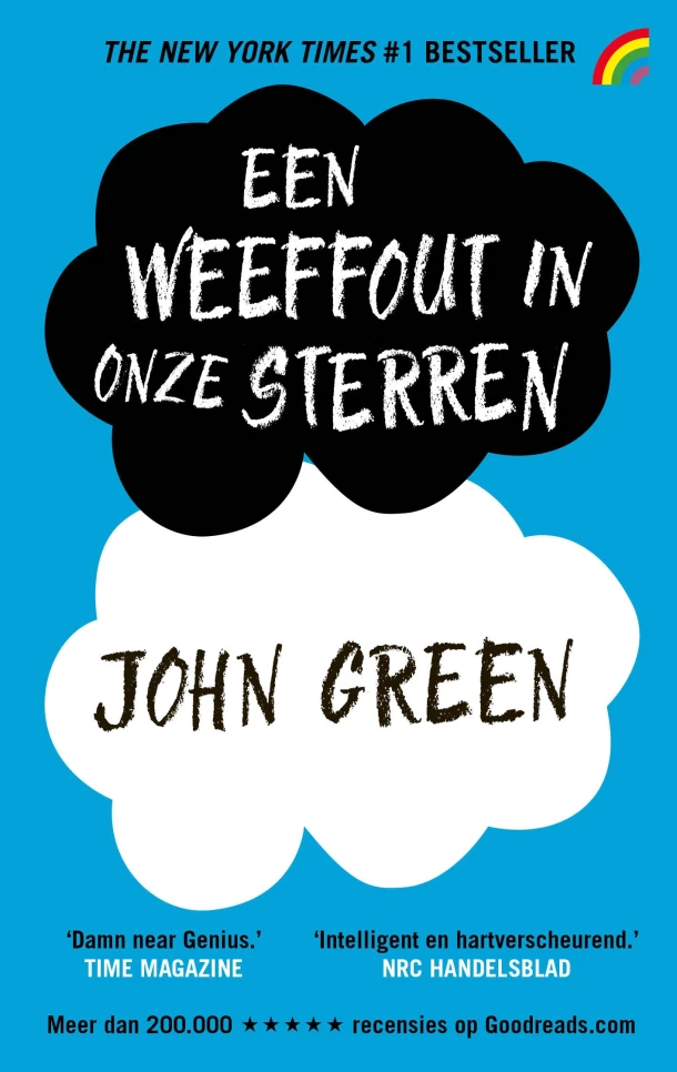 Een weeffout in onze sterren – John Green – boek cover