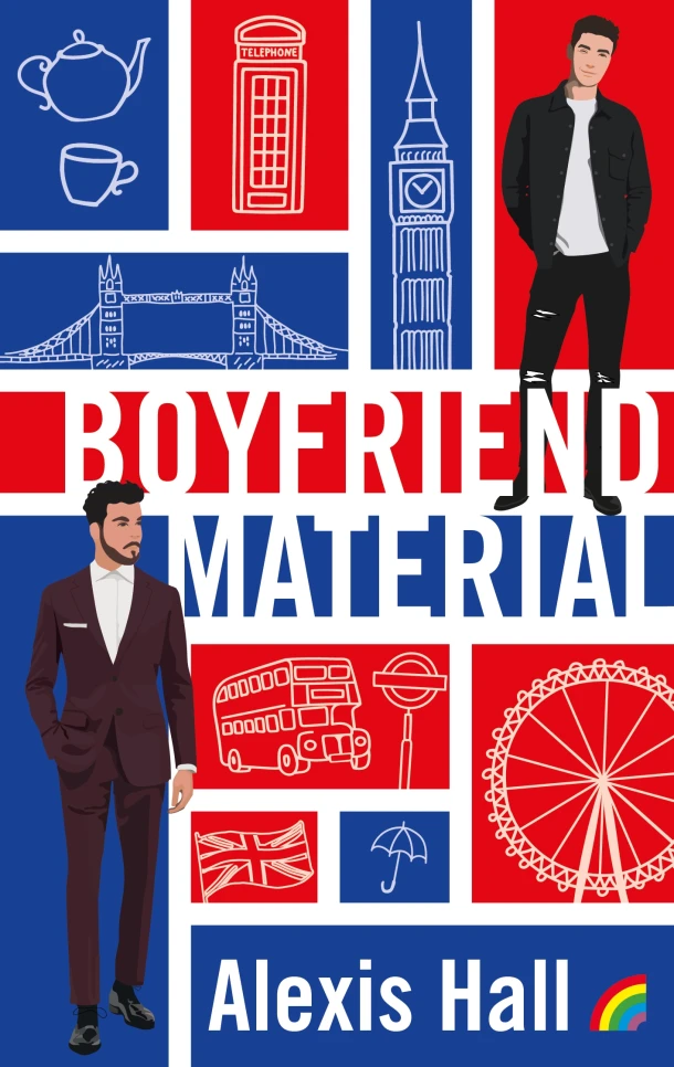 Boyfriend material – Alexis Hall – boek cover