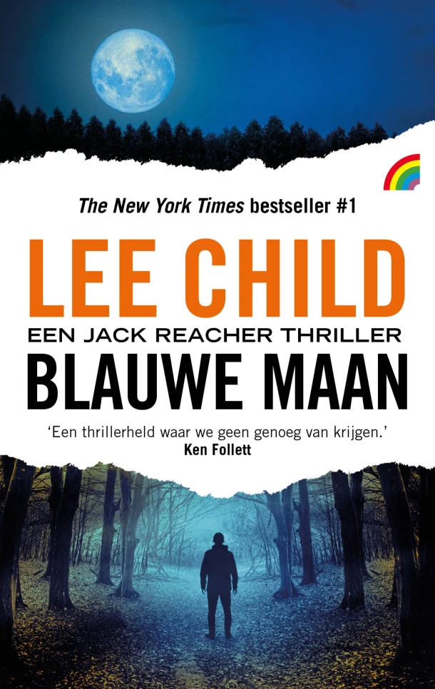 Blauwe maan – Lee Child – boek cover